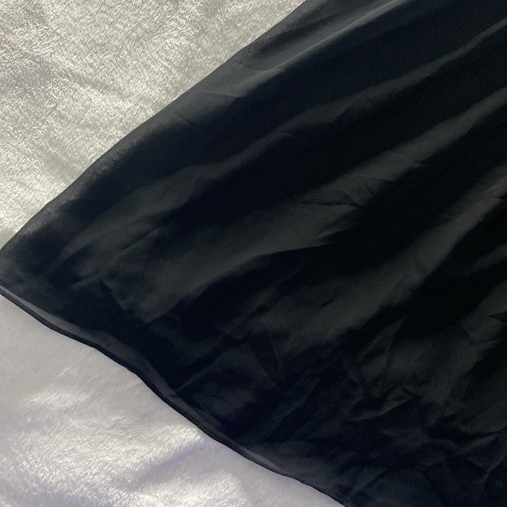 Super sheer black lingerie night camisole / gown - Picture 3 of 15